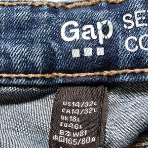 Gap jeans, sexy boot cut fit. Size 14